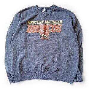 Secondhand Western Michigan Bronco's, Football Sweatshirt